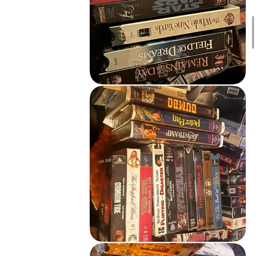 VHS Factory Sealed Large Movie Collection Vintage Lot